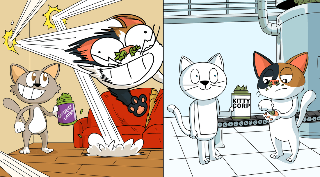 Cat Crack Vs. Cat Crap: The Proof is in the Purring - Cat Crack Catnip